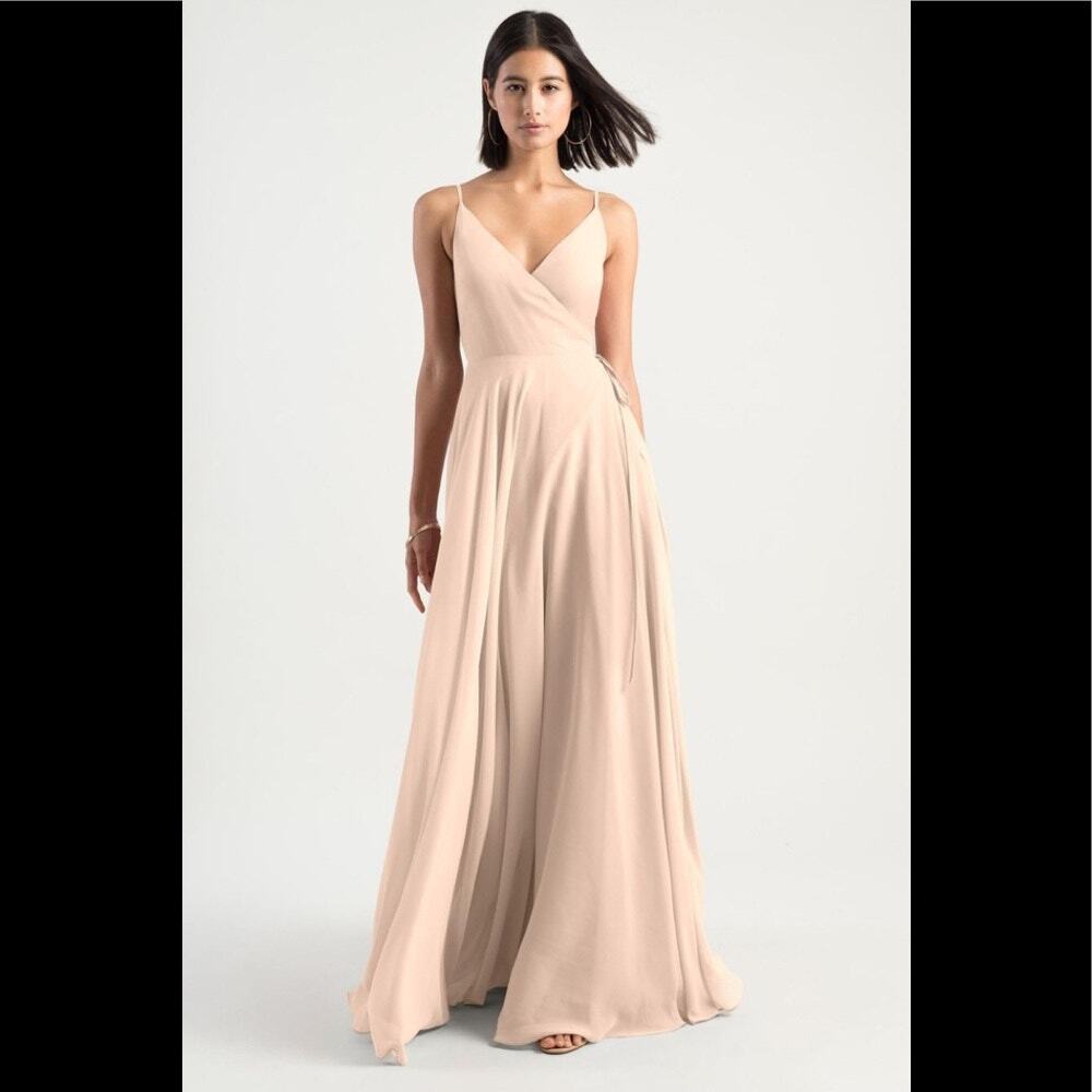 NWT Jenny Yoo James Dress Bridesmaid Wrap Maxi